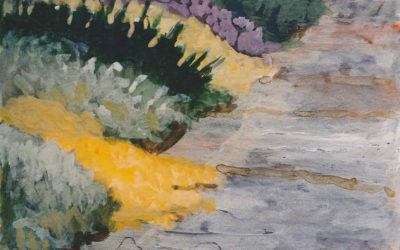 Cascading Yellow Grass