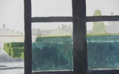 Rainy Day at Villa Lante